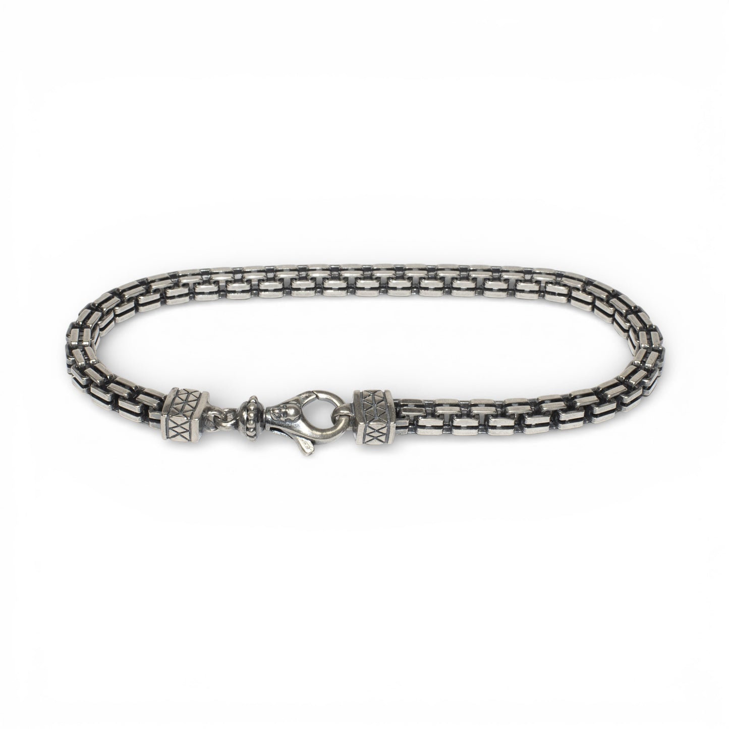 Bracciale a Maglia Greca in Argento 925
