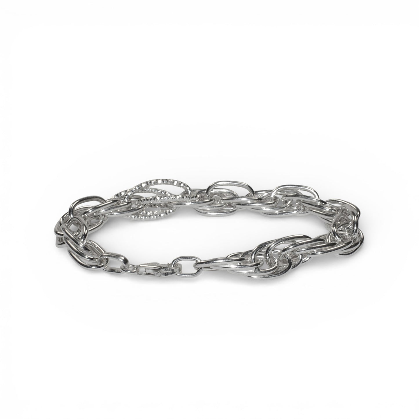 Women's Twisted Bracelet in 925 Silver