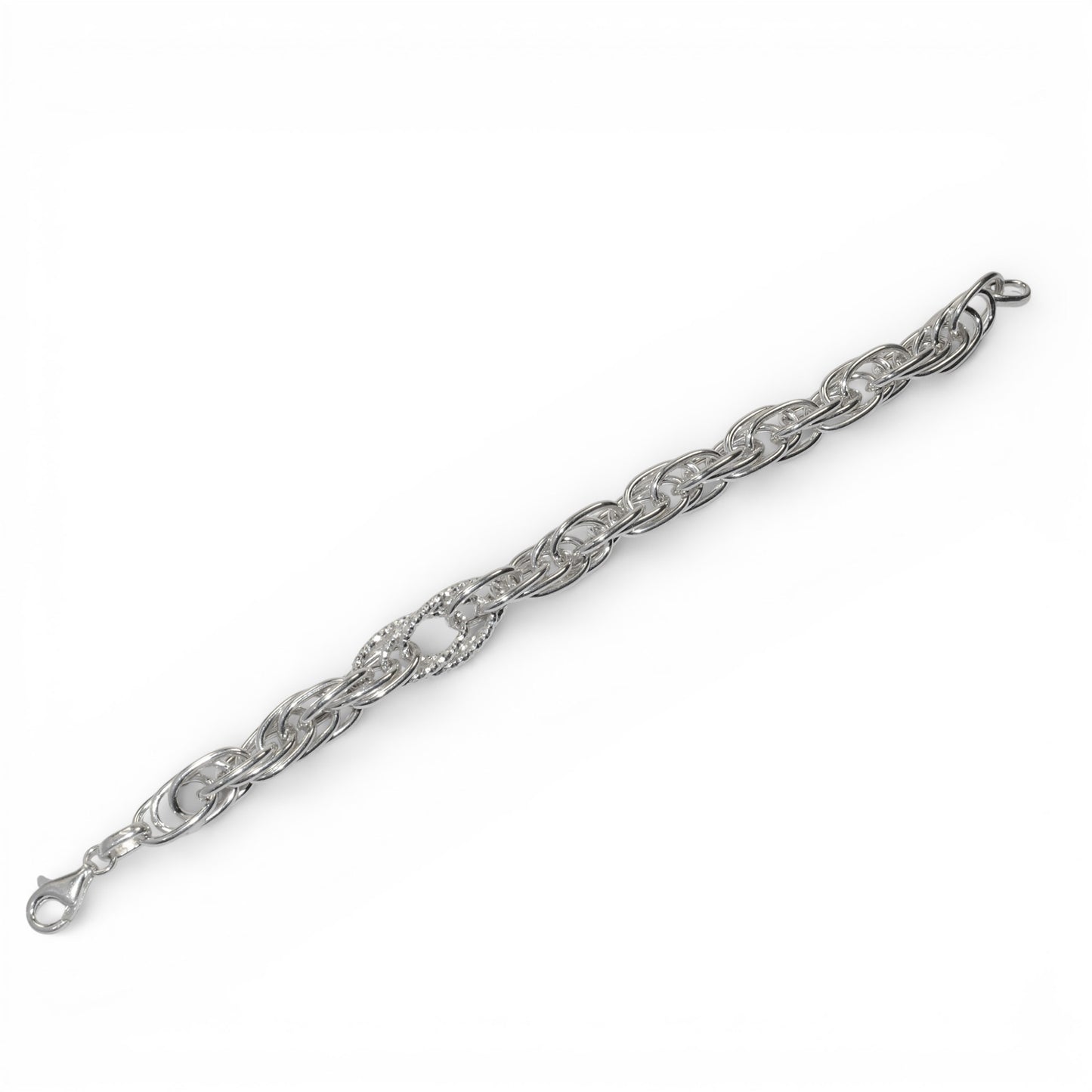 Women's Twisted Bracelet in 925 Silver