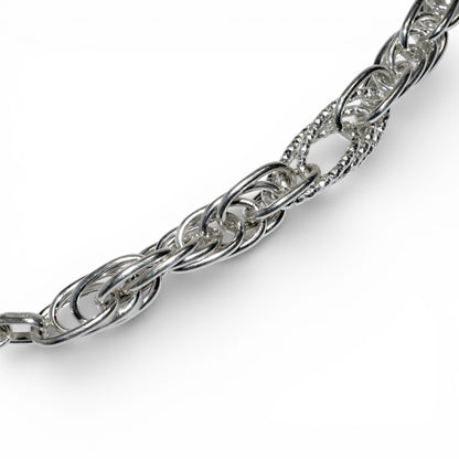 Women's Twisted Bracelet in 925 Silver