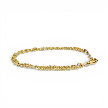 Bracciale Triple in Argento 925 Placcato Oro