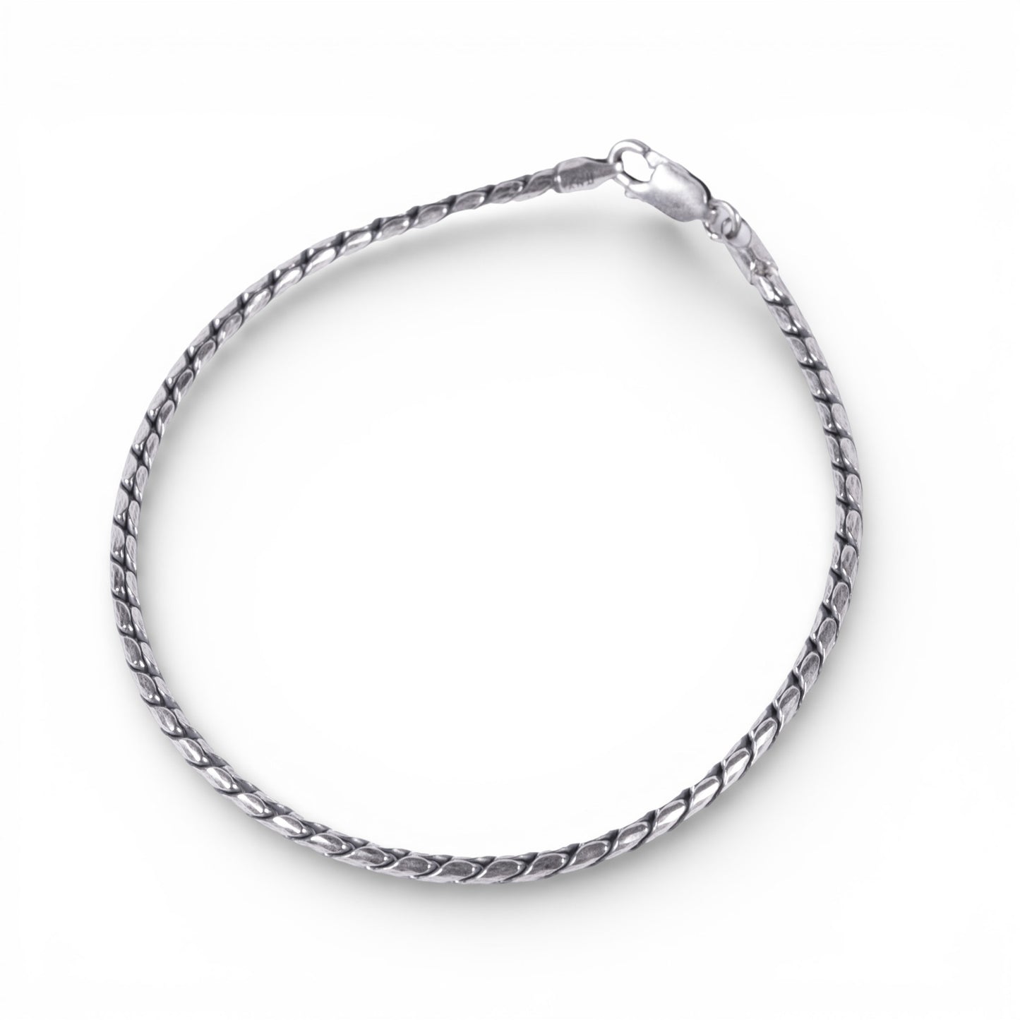 Bracciale Serpentina Sottile in Argento 925