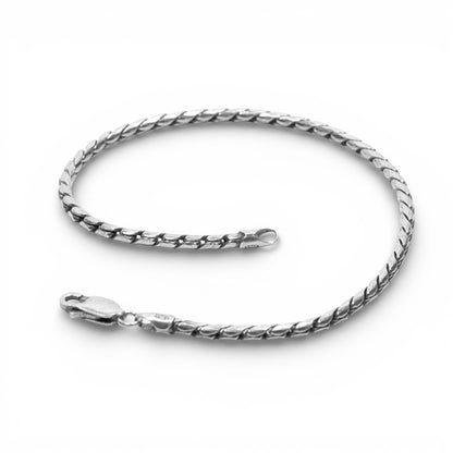 Bracciale Serpentina Sottile in Argento 925