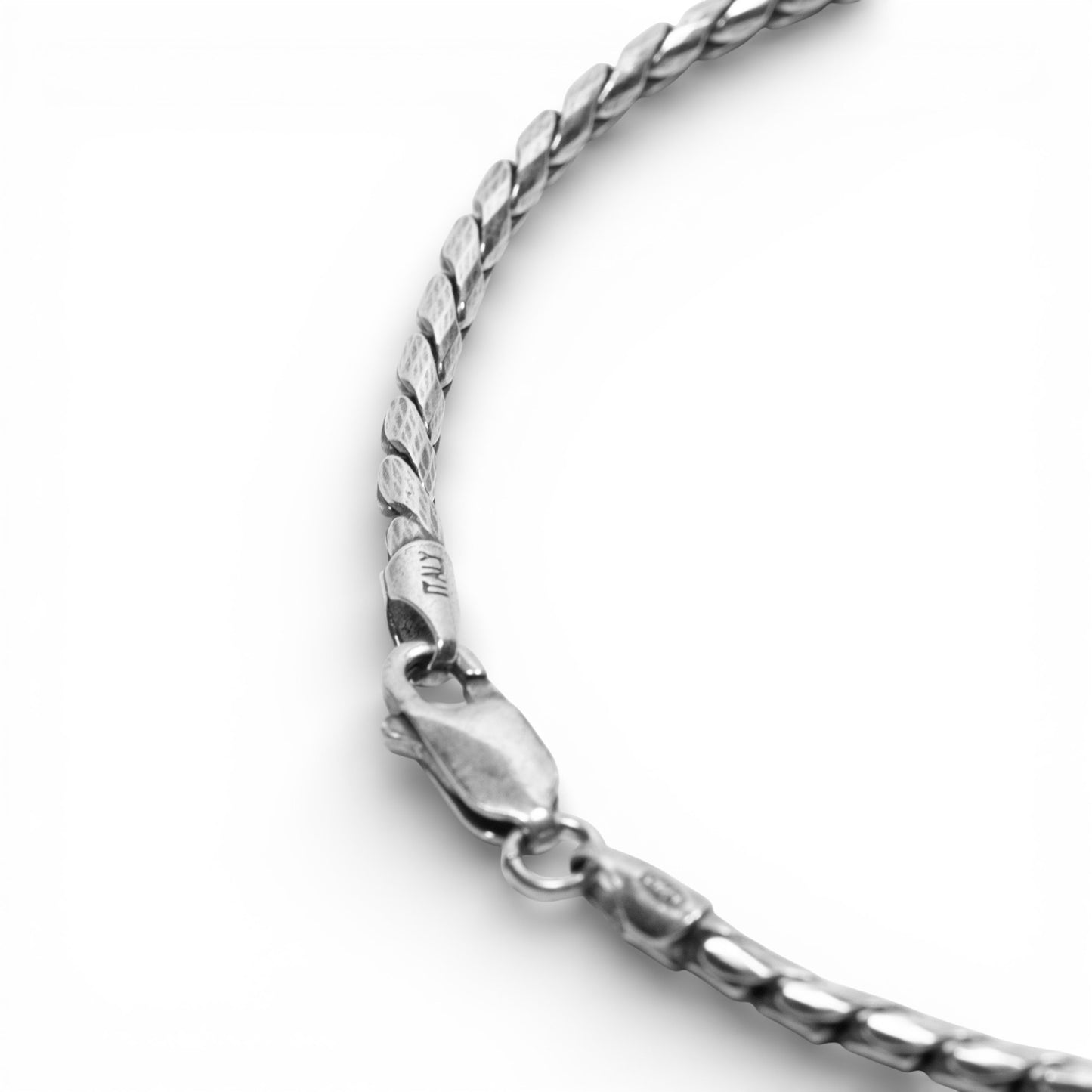 Bracciale Serpentina Sottile in Argento 925