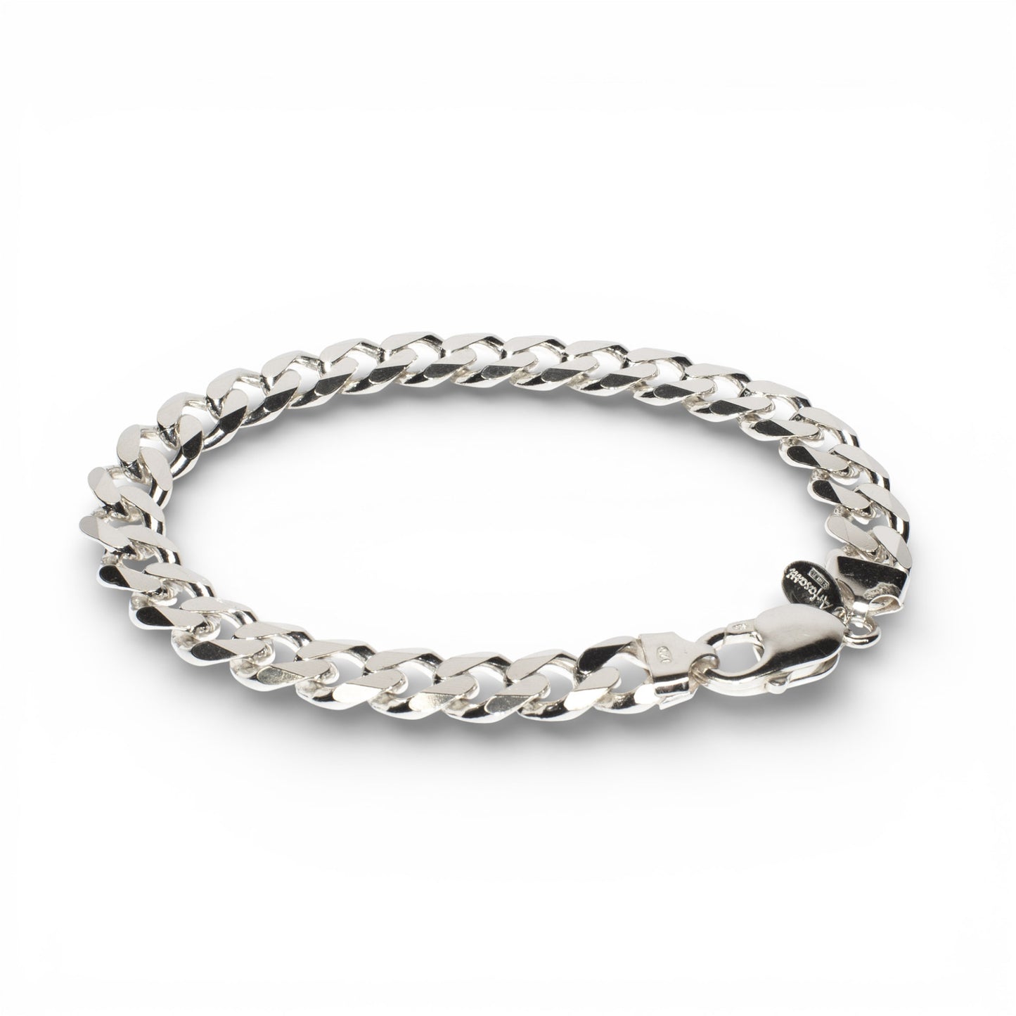 Bracciale Catena Barbazzale Grande in Argento 925