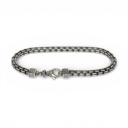 Bracciale a Maglia Greca in Argento 925