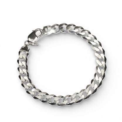 Bracciale Catena Barbazzale Grande in Argento 925